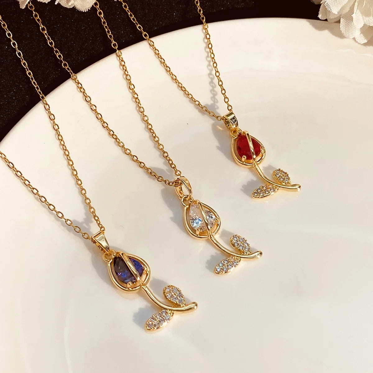Collar Flor Tulipan