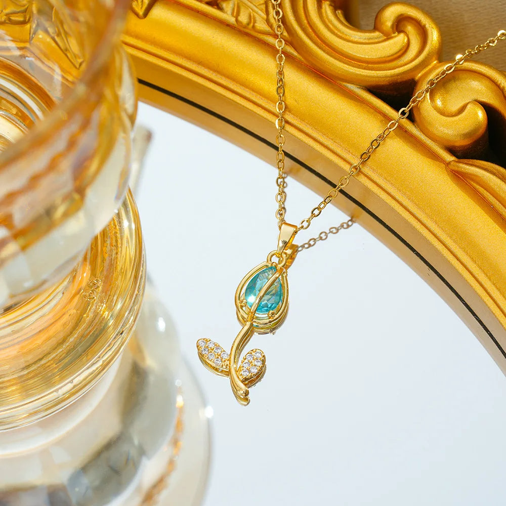 Collar Flor Tulipan