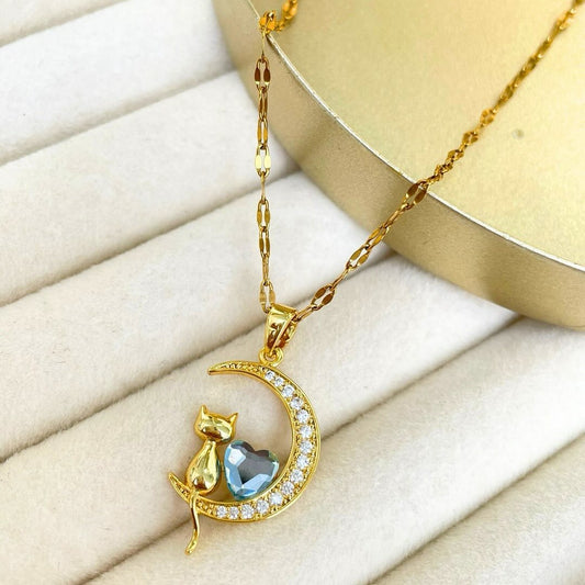 Collar Gatito en Luna