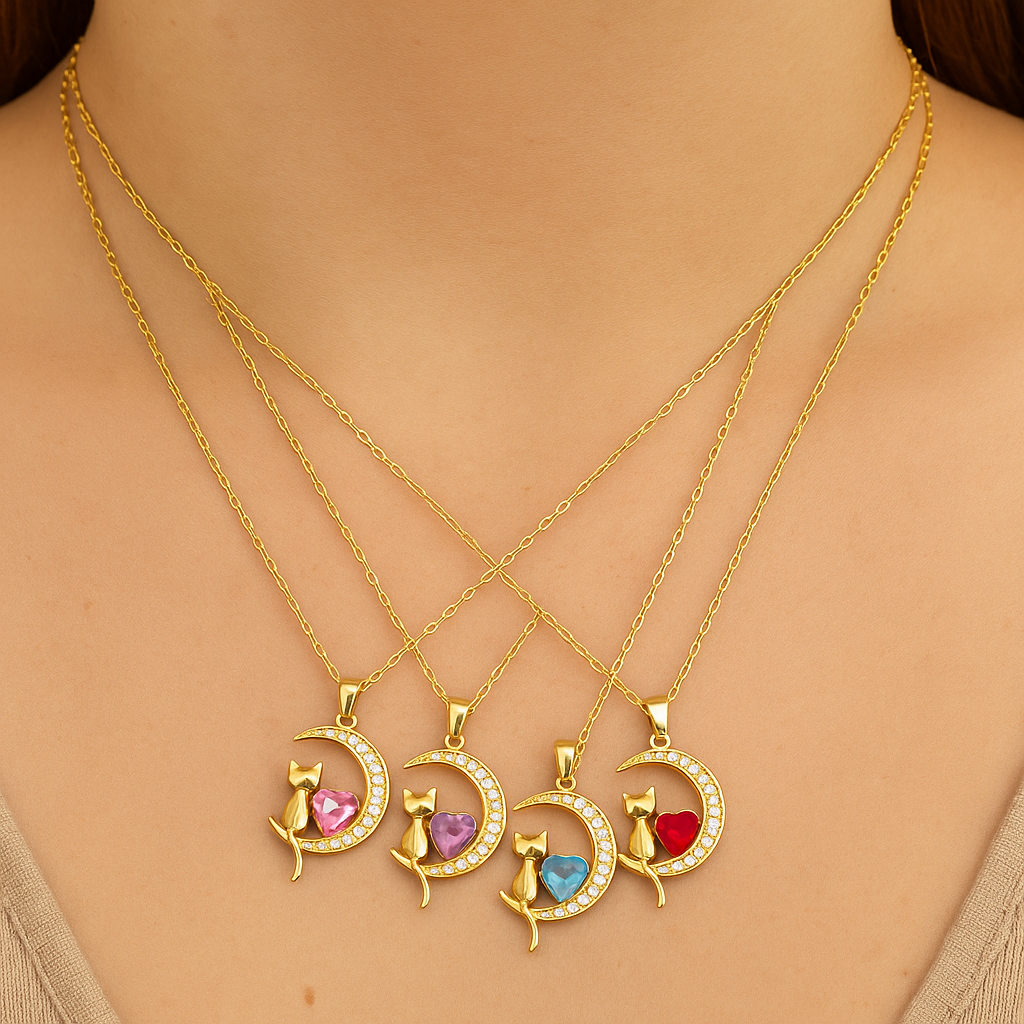 Collar Gatito en Luna