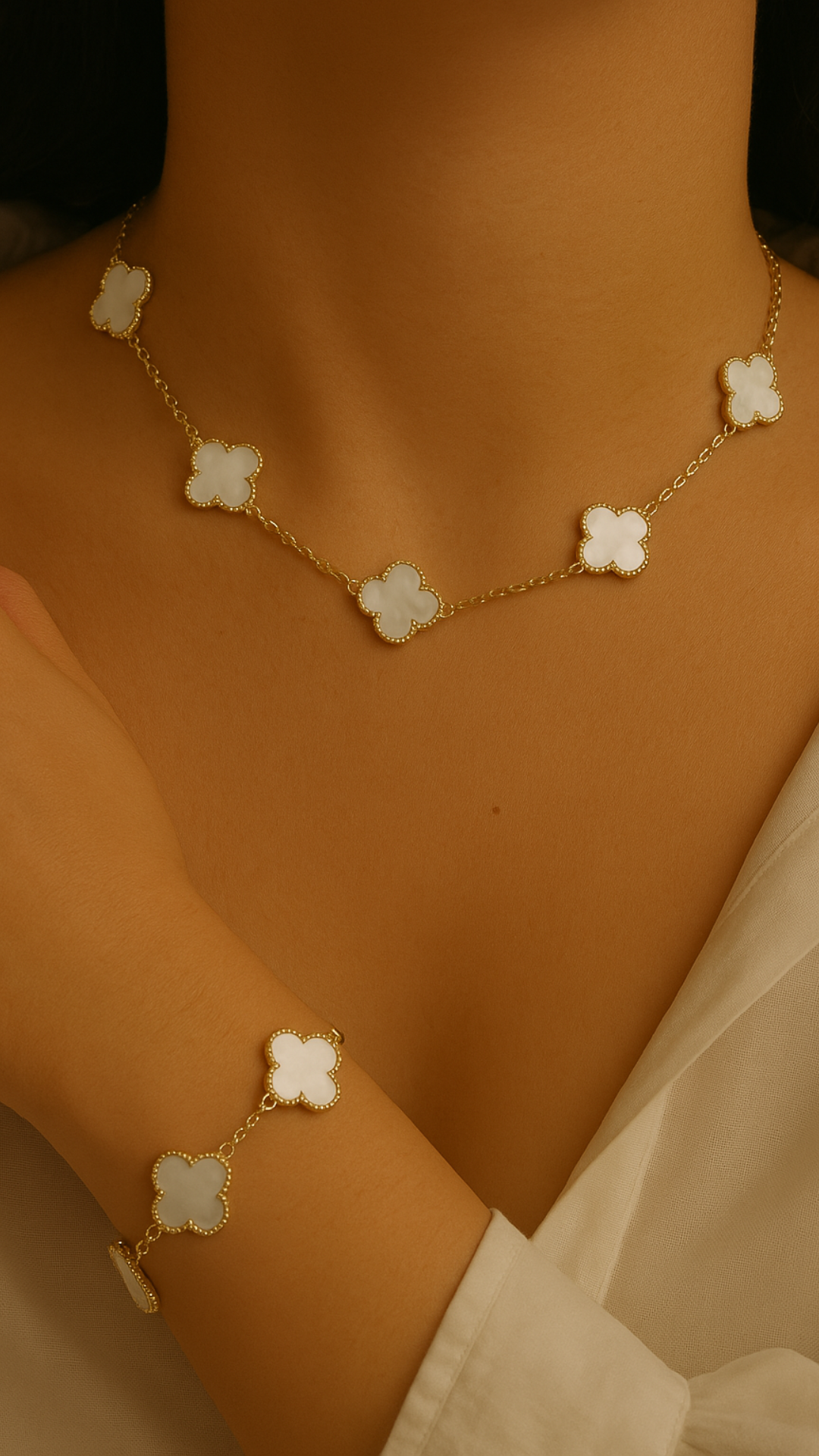 DUO Pulsera y Collar Van Cleef