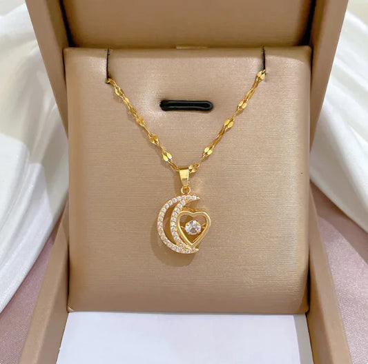 Celestial Charm Astronaut Necklace